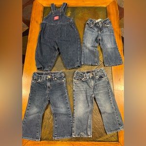Levi’s Girls Jeans and Overalls Size 18 months